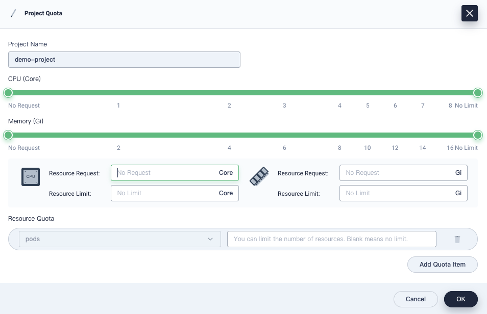 project-quota-page